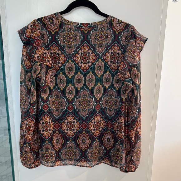 LOFT Patterned Blouse - Picture 8 of 8